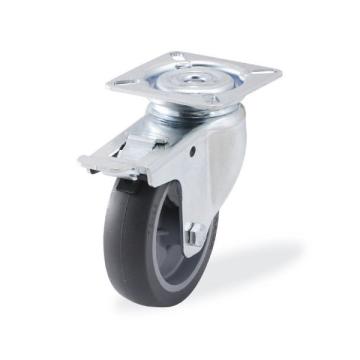 Колёсная опора Kama 1702-MTB-075-F18 с тормозом