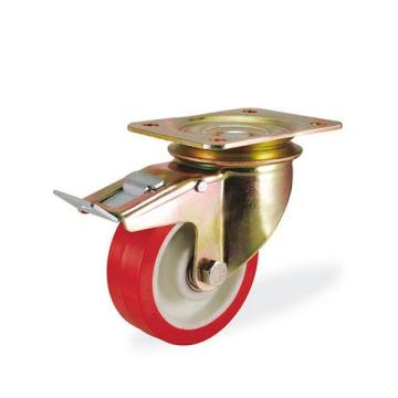 Колёсная опора KAMA 3602-PUR-200-F18 с тормозом