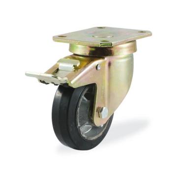 Колёсная опора KAMA 4102-DYR-080-F18 с тормозом