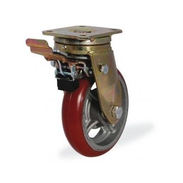 Колёсная опора KAMA 4302-D2OR-250-F09 с тормозом