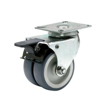 Колёсная опора ALEX A-2702-MTB-050-F04 с тормозом