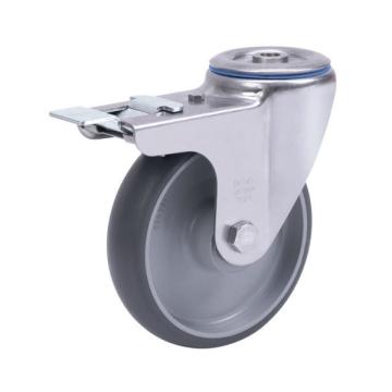 Колёсная опора ALEX A-3300-MTB-125-F18 с тормозом