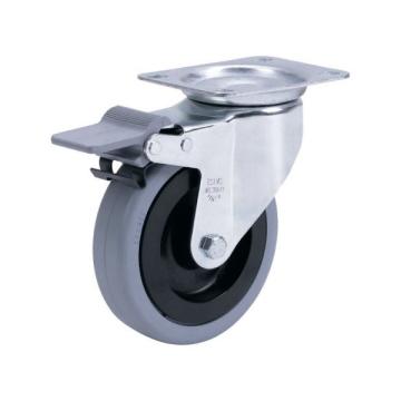 Колёсная опора ALEX A-3302-MER-080-F18 с тормозом