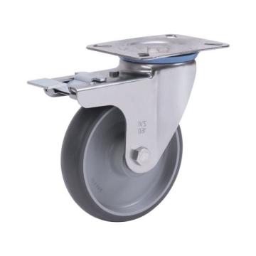 Колёсная опора ALEX A-S-3302-MTB-125-F18 с тормозом