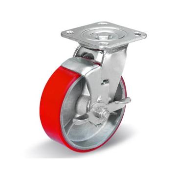 Колёсная опора Китай C-4102-DUS-100-F04 с тормозом