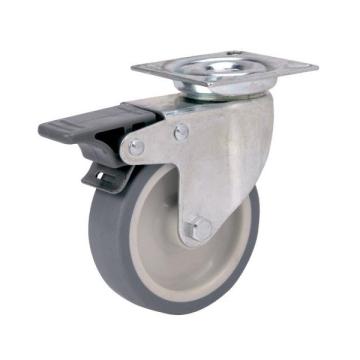 Колёсная опора ALEX TW-1702-MTB-050-F18 с тормозом