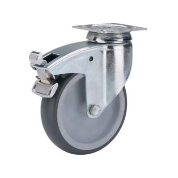 Колёсная опора ALEX TW-2802-MTB-125-F18 с тормозом