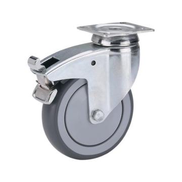 Колёсная опора ALEX TW-2802-MTR-125-F18 с тормозом