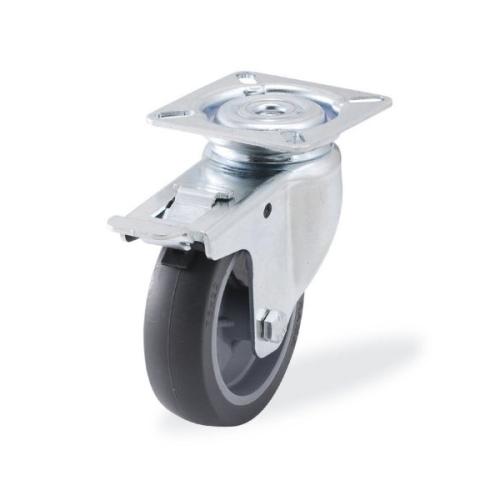 Колёсная опора Kama 1702-MTB-075-F18 с тормозом