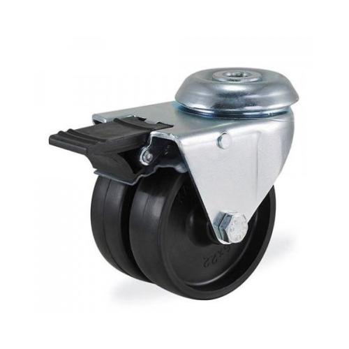 Колёсная опора KAMA 2700-MMB-075-F18 с тормозом