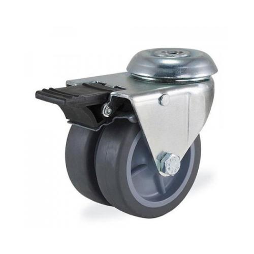 Колёсная опора KAMA 2700-MTB-050-F18 с тормозом