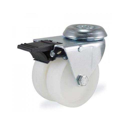 Колёсная опора KAMA 2700-PPB-075-F18 с тормозом