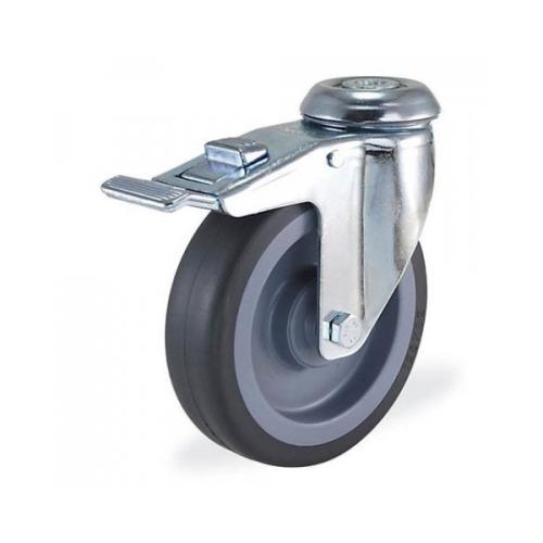 Колёсная опора KAMA 2800-MTB-080-F18 с тормозом