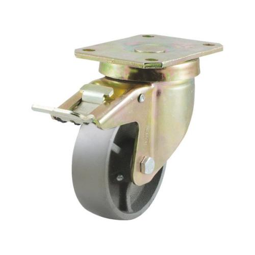 Колёсная опора KAMA 4102-DDB-125-F18-HT с тормозом