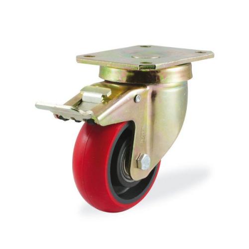 Колёсная опора KAMA 4102-K2OR-125-F18 с тормозом