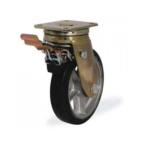 Колёсная опора KAMA 4302-DYR-250-F09 с тормозом