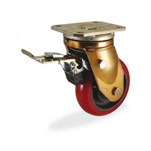 Колёсная опора KAMA 4302-K2OR-200-F09 с тормозом