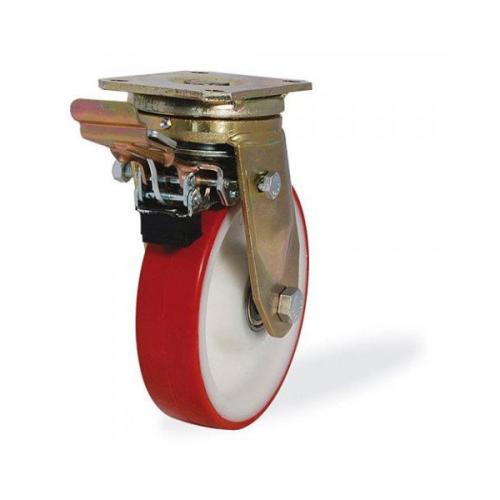 Колёсная опора KAMA 4302-PUR-150-F09 с тормозом