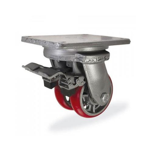 Колёсная опора KAMA 6702-D2OR-250-F09 с тормозом