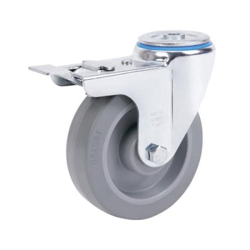 Колёсная опора ALEX A-3300-CTS-160-F18 с тормозом