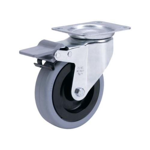 Колёсная опора ALEX A-3302-MER-125-F18 с тормозом