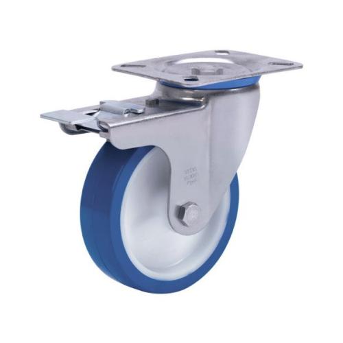 Колёсная опора ALEX A-3302-PEUB-125-F18 с тормозом