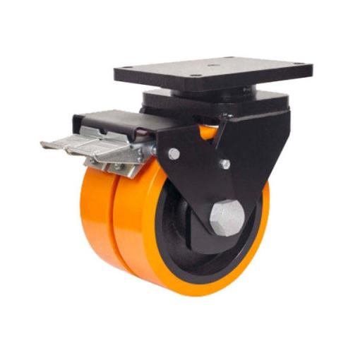 Колёсная опора ALEX A-6702-DOR-300-F04-SE с тормозом