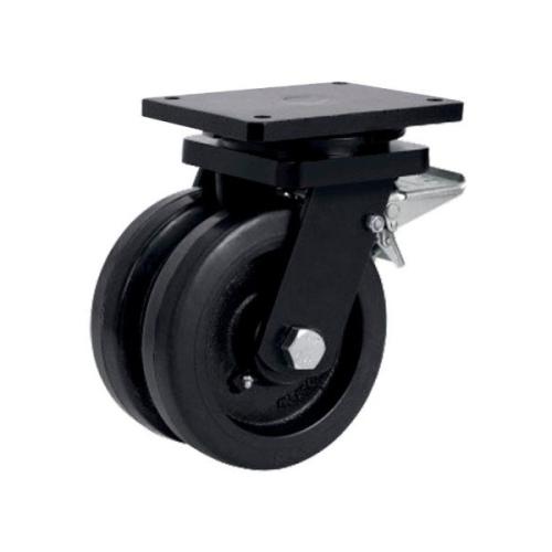 Колёсная опора ALEX A-6702-DYR-200-F09 с тормозом