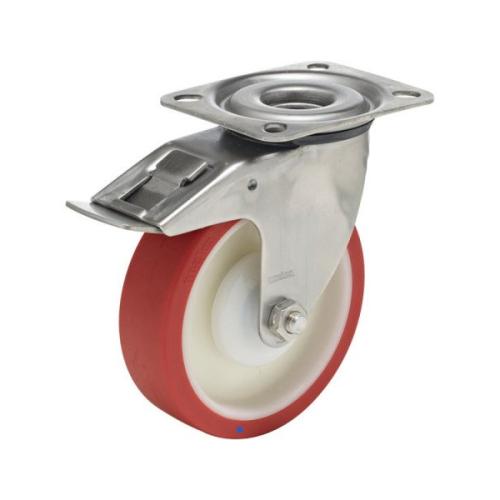 Колёсная опора Colson-S-3302-PTUR-100-F18 с тормозом