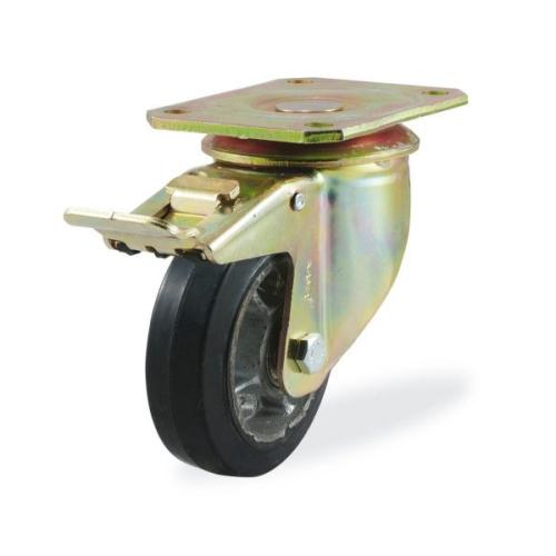 Колёсная опора KAMA K-4102-DYR-200-F18 с тормозом