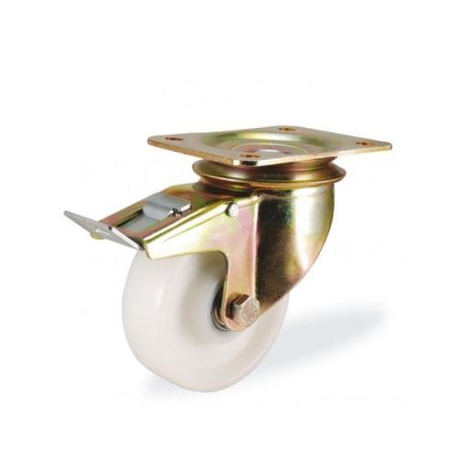 Колёсная опора KAMA K-4102-RPR-200-F18 с тормозом