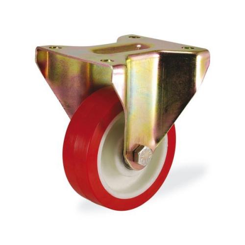 Колёсная опора KAMA K-4107-PUR-125 неповоротная