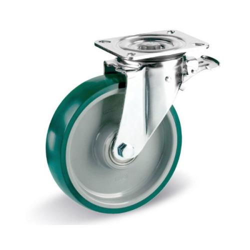 Колёсная опора LIV LK-3202-PUR-160-F09 с тормозом