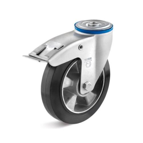 Колёсная опора TORWEGGE T-3300-ZYR-125-F18 с тормозом