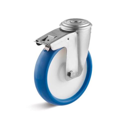 Колёсная опора TORWEGGE T-S-3300-PUR-125-F18 с тормозом