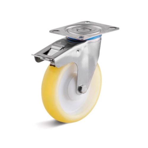 Колёсная опора TORWEGGE T-S-3302-PEUR-125-F18 с тормозом