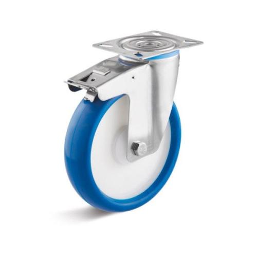 Колёсная опора TORWEGGE T-S-3302-PUR-160-F18 с тормозом