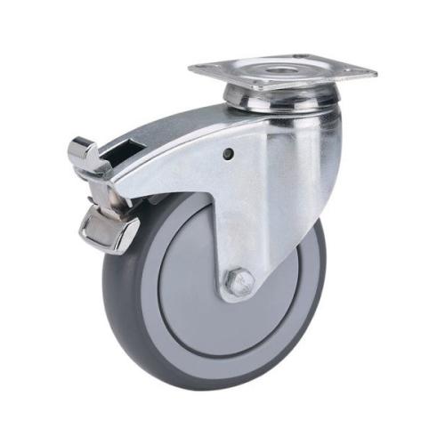 Колёсная опора ALEX TW-2802-MTR-100-F18 с тормозом